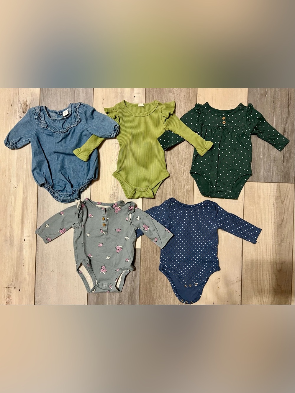 Long Sleeve Baby Girl Bodysuits for Fall